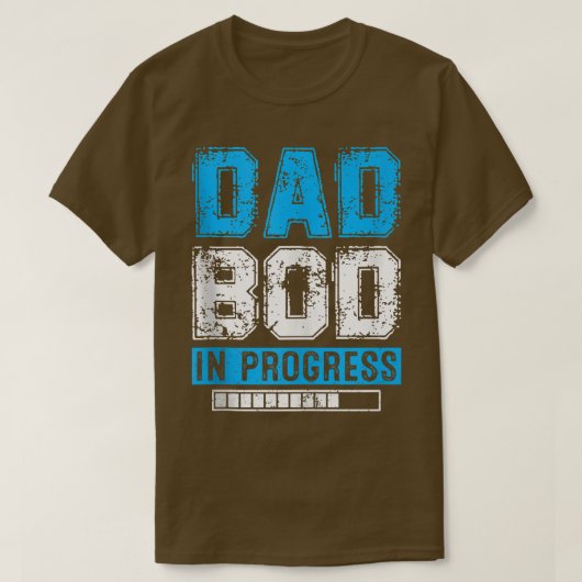 メンズパパボッド進行中の父パパ父の日 Tシャツ (デザイン正面)