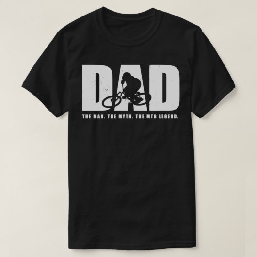 メンズパパマウンテンバイク Tシャツ (デザイン正面)