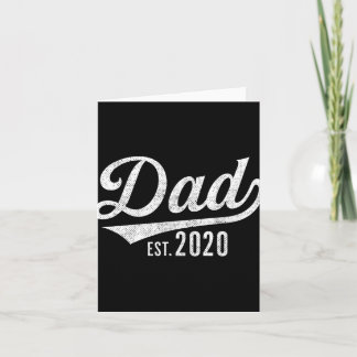 メンズパパ認定 2020年 Tシャツ - 赤ちゃんを期待するパパ カード