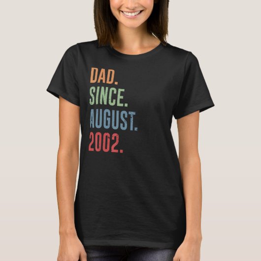 メンズパパ2002威厳がある年以来 Tシャツ (正面)