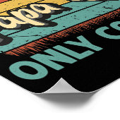 メンズパパGおじいちゃんだけのようなクールヴィンテージ ポスター (角)