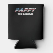 メンズパピレジェンドアメリカ国旗 缶クーラー (正面)