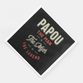 メンズパポウシャツギフト：男の神話の伝説 (コーナー)