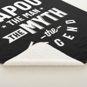 メンズパポウ男の神話の伝説のギフト シェルパブランケット (3/4)