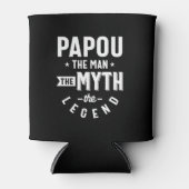 メンズパポウ男の神話の伝説のギフト 缶クーラー (正面)