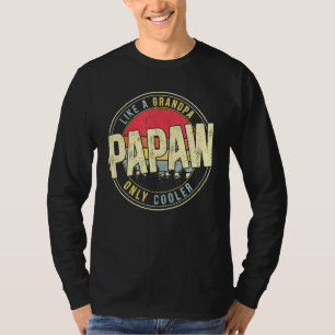 メンズパポーおじいちゃんの唯一のクールヴィンテージリターー Tシャツ