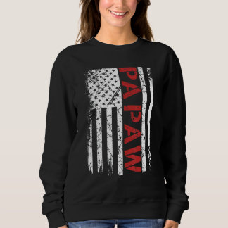 メンズパポーヴィンテージ米国旗パパパパ スウェットシャツ