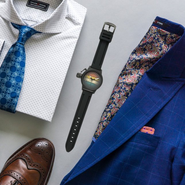 メンズパーソナライズされたウォッチデザイン 腕時計 (クリエイターアップロード済み)