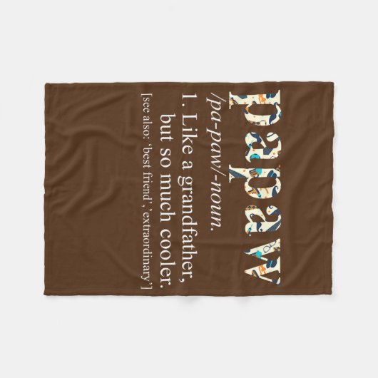 メンズパーソナライズされたタイはパカッコいいポーのように フリースブランケット (正面(横))