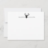 メンズパーソナライズされた ノートカード (正面)