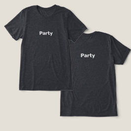 メンズパーティーTシャツブラックヘザー トライブレンドＴシャツ
