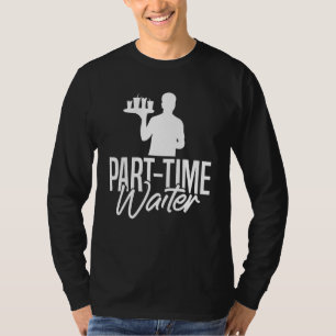 メンズパートタイムウェイターサーバレストランワーカーWa Tシャツ
