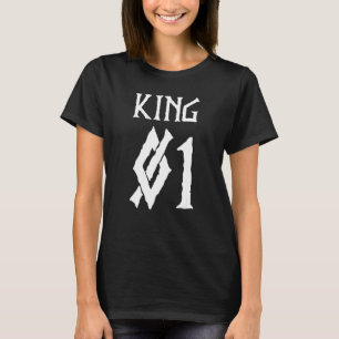 メンズパートナー男性バイキングキングバルハラ・パートナーシップ Tシャツ