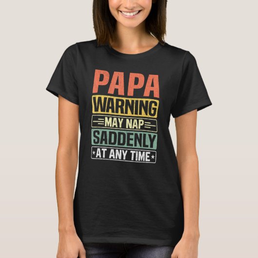 メンズパ警告パのメイ昼寝いつでも1 Tシャツ (正面)