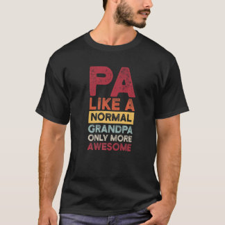 メンズパ通常のおじいちゃんだけより多素晴らしいgr tシャツ
