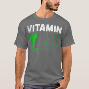 メンズビタミンTテストステロンボディビルジムフィッツ Tシャツ