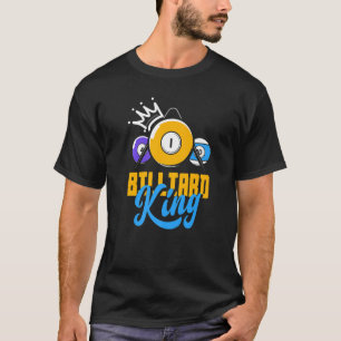 メンズビリヤード・キングスヌーカー選手プール Tシャツ