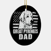 メンズピ素晴らしレネーパパクールヴィンテージレトロ誇りを持った セラミックオーナメント (右)