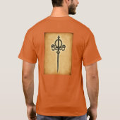 メンズファッショナブルのロゴTシャツ Tシャツ (裏面)