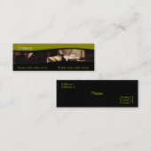 メンズファッション名刺 スキニー名刺 (正面/裏面)