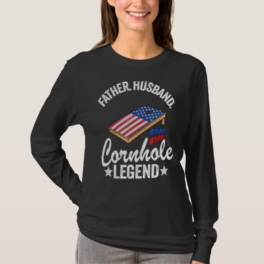 メンズファーザーコーンホールレジェンドコーンホールUS F Tシャツ (正面)