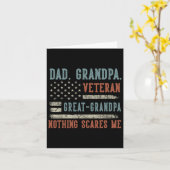 メンズファーザーズデイパパグランドパ退役軍人グランド素晴らしパ カード (黄色い花)