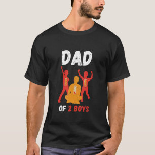 メンズファーザーズ日2男の子完全に父ドレーヌを充電 Tシャツ