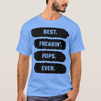 メンズファーザーズDay Tee From Family 最高の Freakin ポップ・アートの Tシャツ