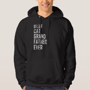 メンズファーザーデイ最高のヴィンテージキャット祖父イブ パーカ