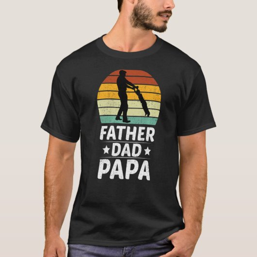 メンズファーザーパパパパ Tシャツ (正面)