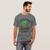 メンズファーザープラントパパ土地作物庭師 Tシャツ (正面フル)