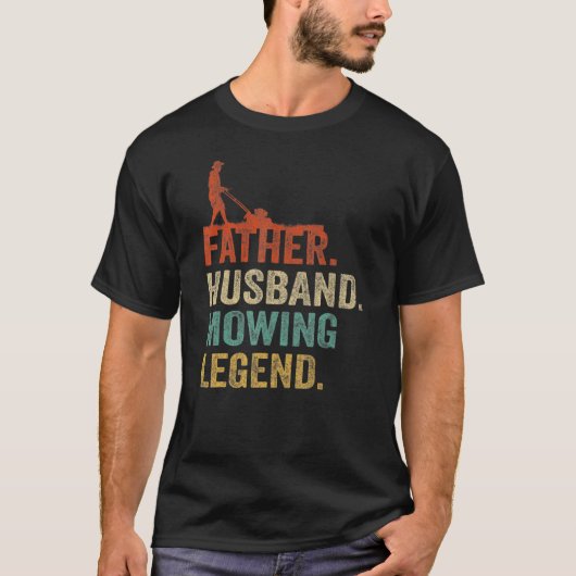 メンズファーザーモーイングレジェンドガーデナーパパ法 Tシャツ (正面)