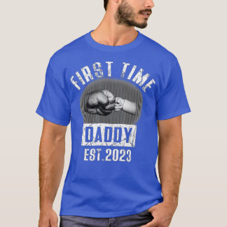 メンズファースト誇りを持ったタイムパパ新パパEst 2023ファテ Tシャツ
