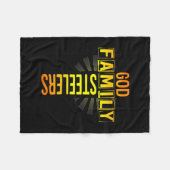 メンズファーズデイギフトゴッドファミリーステラークロス フリースブランケット (正面(横))