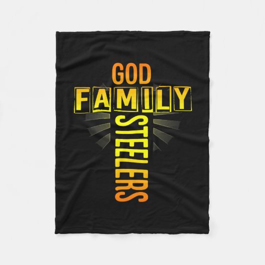 メンズファーズデイギフトゴッドファミリーステラークロス フリースブランケット (正面)