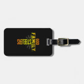 メンズファーズデイギフトゴッドファミリーステラークロス ラゲッジタグ (正面横)