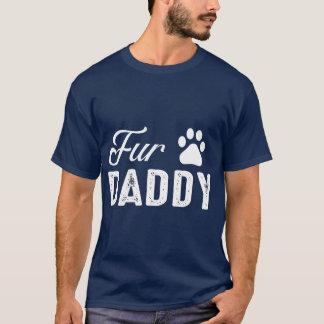 メンズファーダディクールfor愛犬家 tシャツ