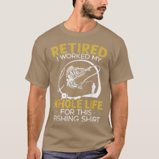 メンズフィッシャフック魚釣りグランドパフィッシャーマン Tシャツ