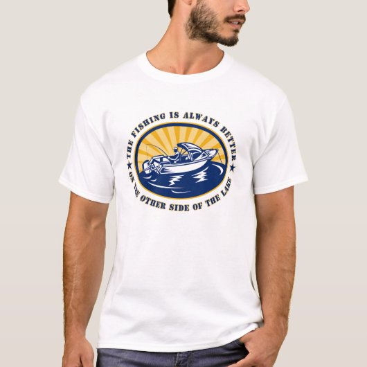 メンズフィッシャーマンTシャツ Tシャツ (正面)