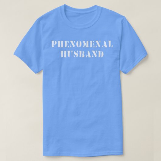 メンズフェノメナル夫パパ父妻マンレジェンド Tシャツ (デザイン正面)
