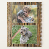 メンズフォトデイリープランナー- HAMbWG – ウッドデザイン プランナー手帳 (裏面)