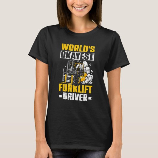 メンズフォークリフト運転者世界の最も変わったフォークリフトDr. Tシャツ (正面)