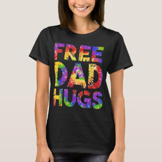 メンズフリーパパハグプライドLGBTQゲイ権利ストレート Tシャツ