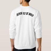 メンズフルスリーブセーター スウェットシャツ (裏面)