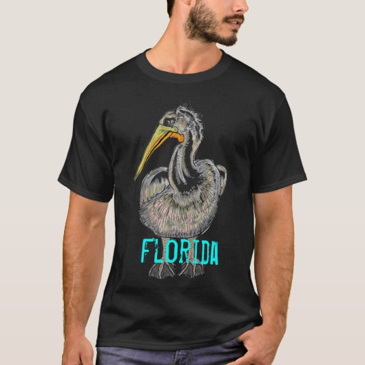 メンズフロリダペリカンのお土産シャツ Tシャツ (正面)