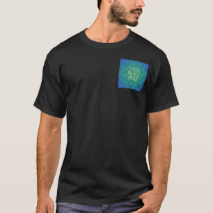メンズフロントとバックのロゴまたはイメージの追加 Tシャツ
