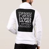 メンズフード付&スウェットシャツ パーカ (裏面)