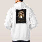 メンズフード付&スウェットシャツ パーカ (裏面)