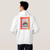 メンズフード付 パーカ (裏面フル)