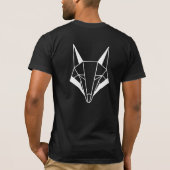 メンズブラックロゴ心地よいTシャツ Tシャツ (裏面)